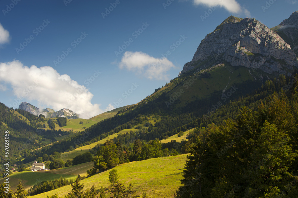 Alpine walking country