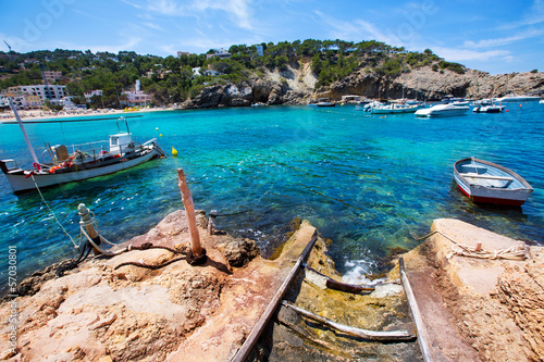 Ibiza Cala Vedella Vadella in San Jose at Balearics