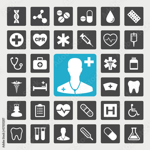 Medical icon set