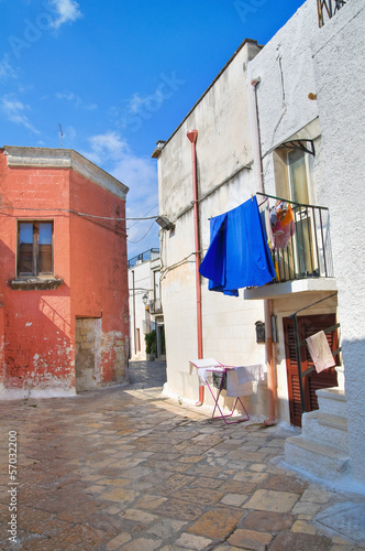 Alleyway. Mesagne. Puglia. Italy.