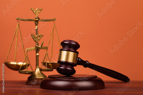 judge gavel and scales of justice