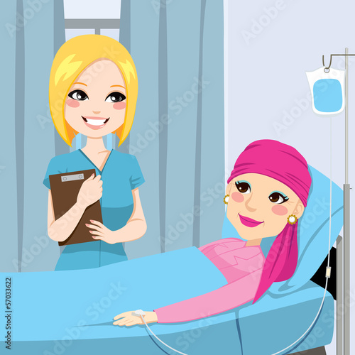 Nurse Visit Senior Woman