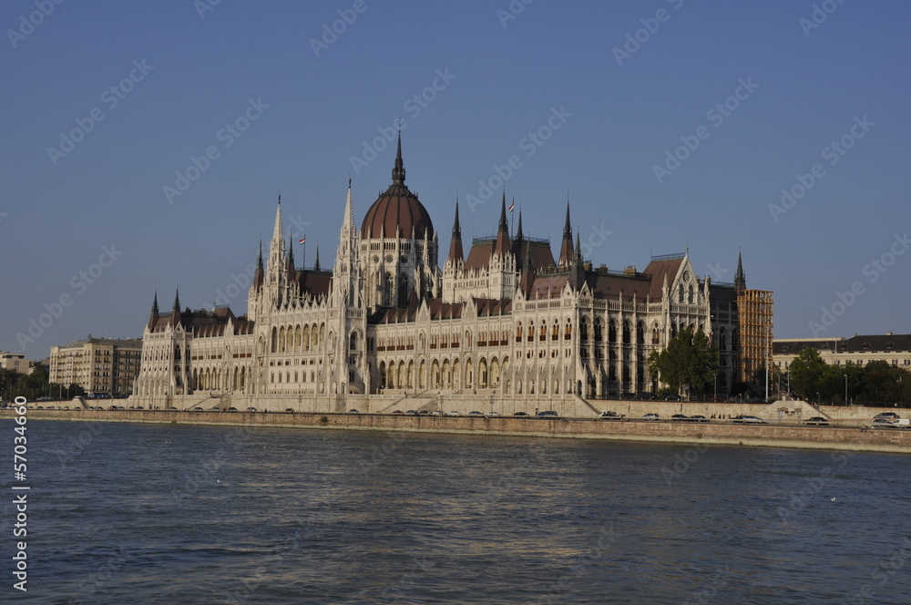 Amazing building of Parliament in Budapest