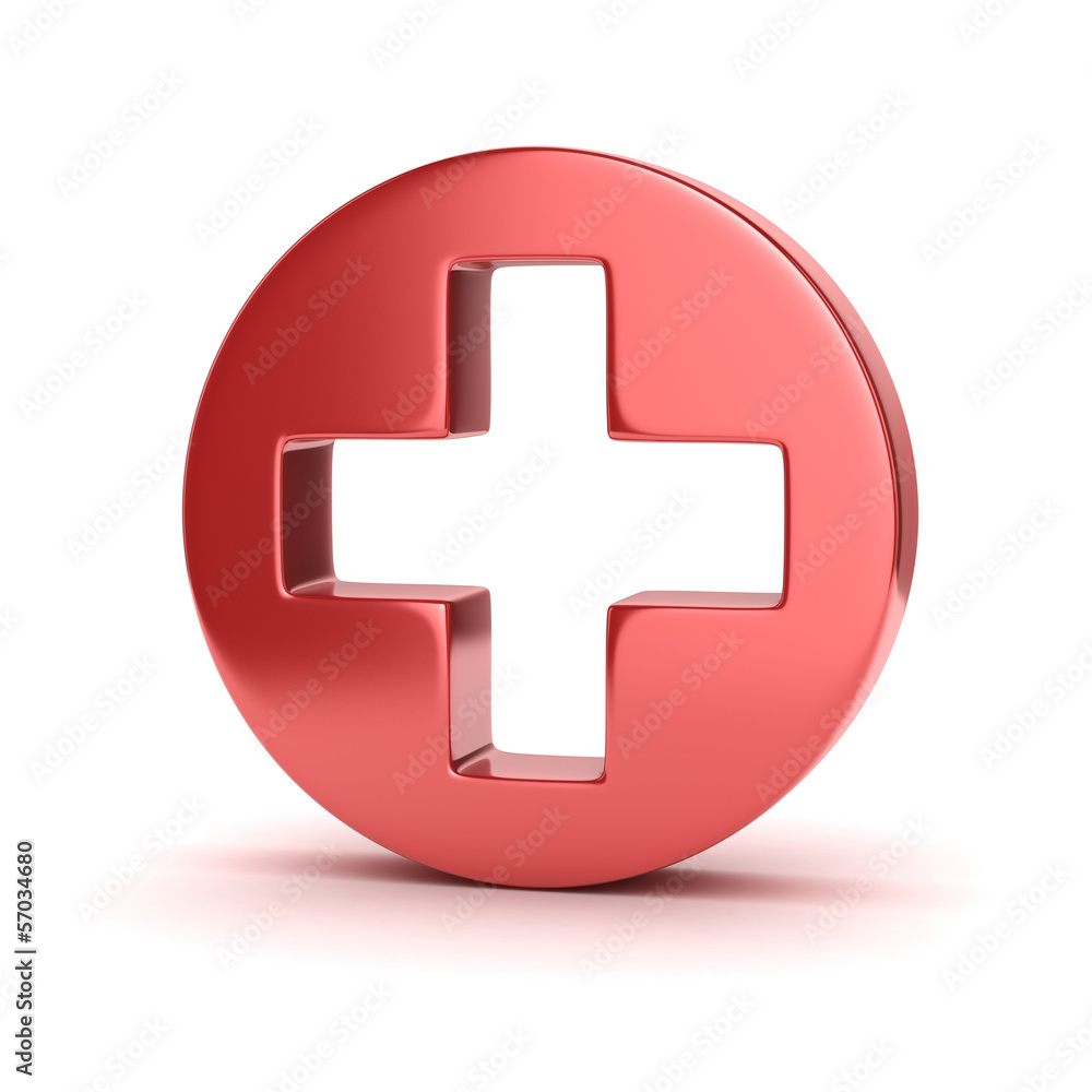 Obraz premium first aid 3d icon