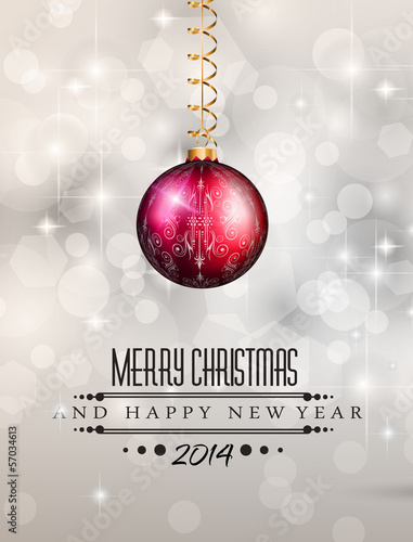 2014 Christmas Colorful Background