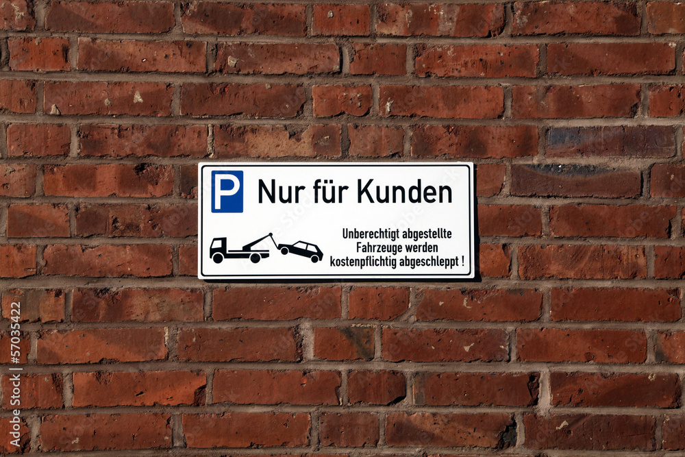 Kundenparkplatz