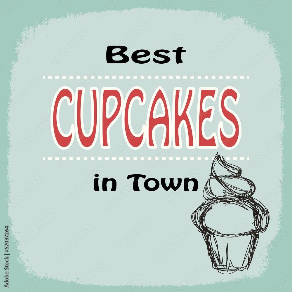 Fototapeta premium best cupcakes