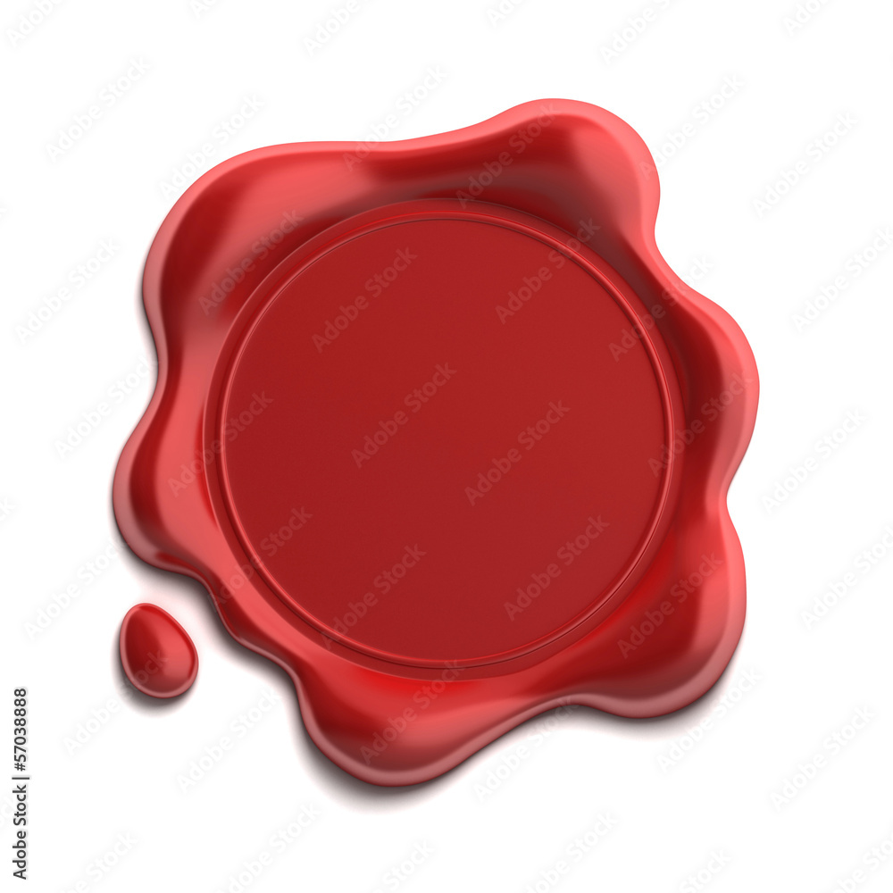 blank red wax seal blank red wax seal