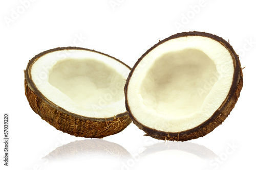 halves of coconut