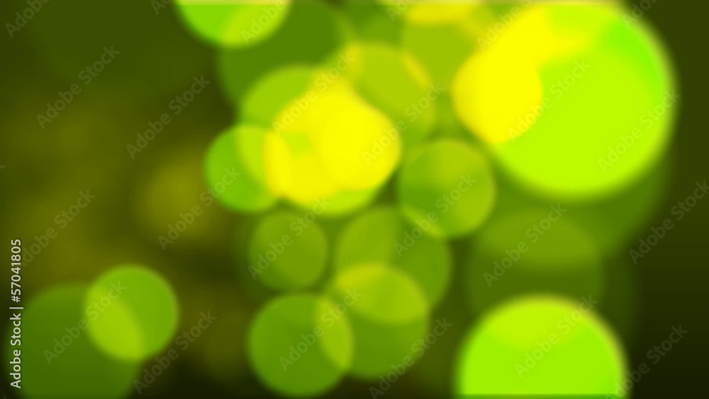 Green Yellow Bokeh Abstract Moving Background Green Yellow Bokeh Abstract Moving Background