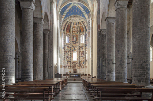 Como  Interior of the Church of San Abbondio