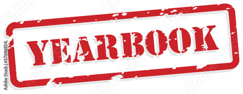 Yearbook Rubber Stamp Vector