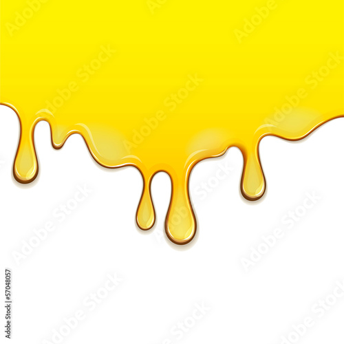 Flowing down honey