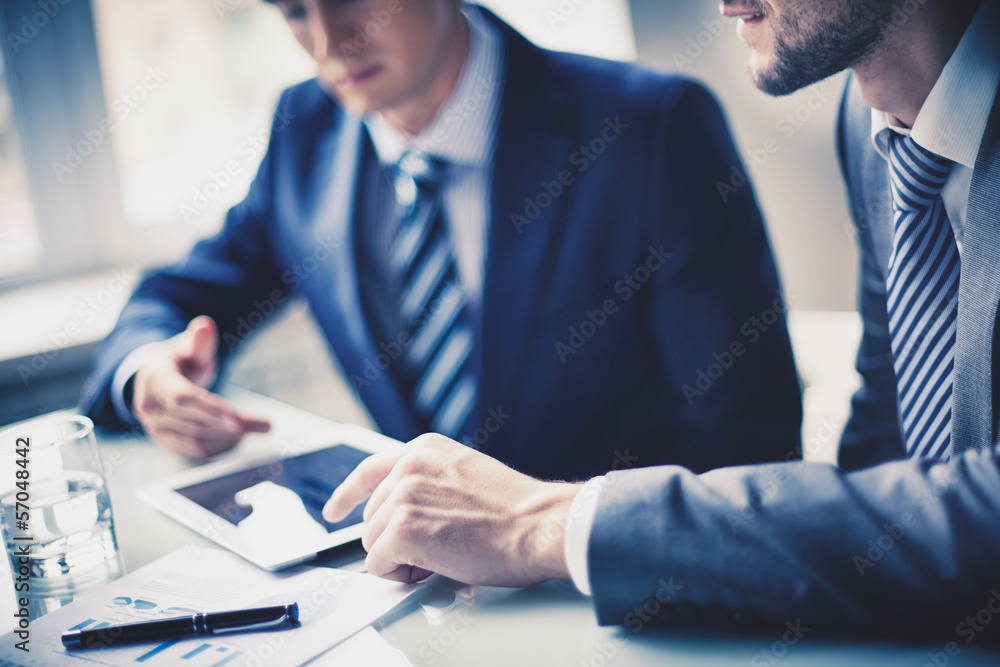 Men working in office Men working in office