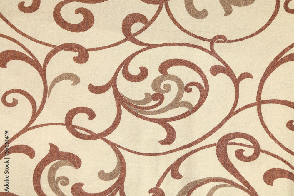 Beige texture with ornament.