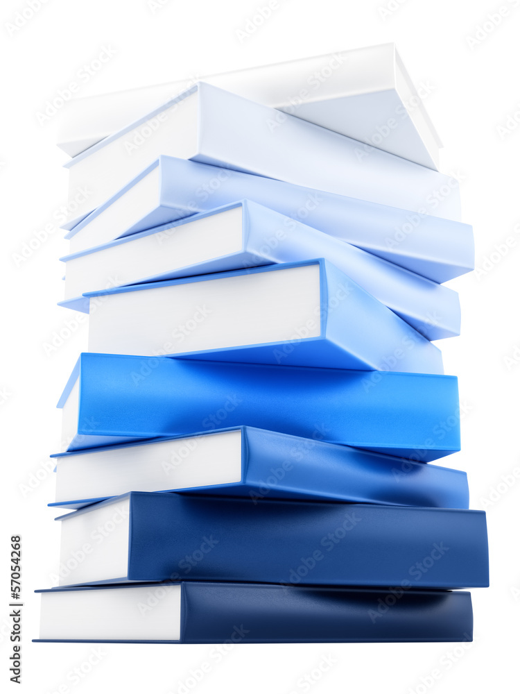 render of colorful leather cover books render of colorful leather cover books