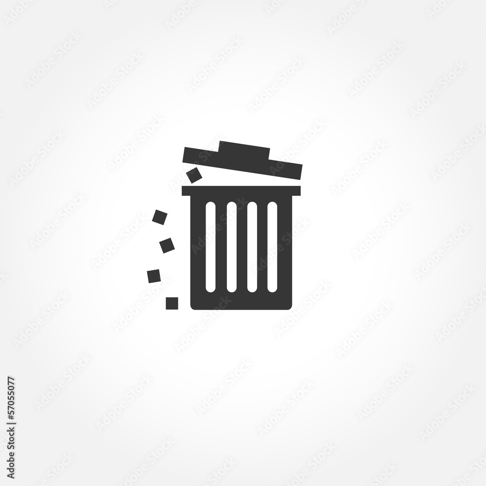 Garbage bin icon Garbage bin icon