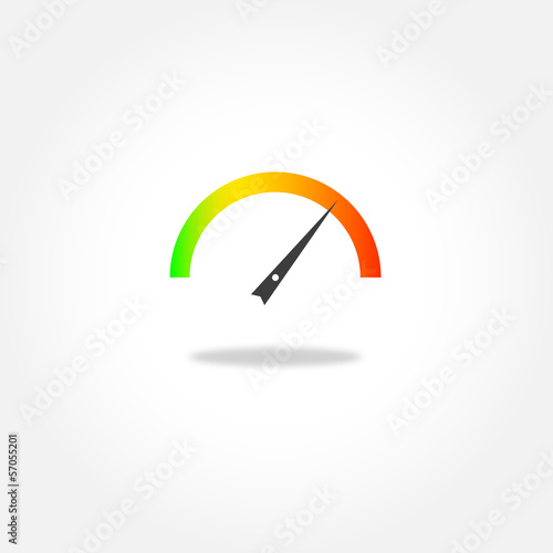 Coloruful Tachometer icon