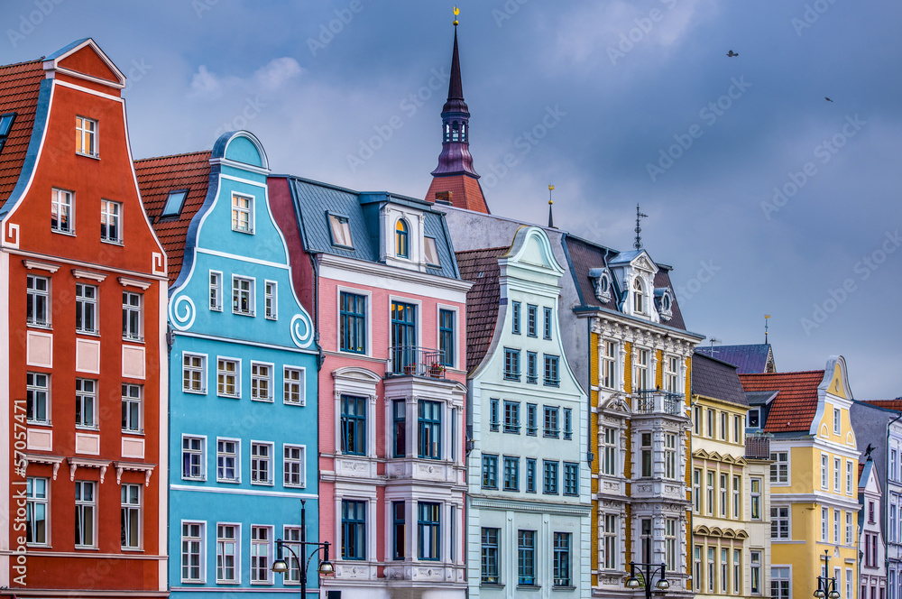 Rostock, Germany in the Historic District