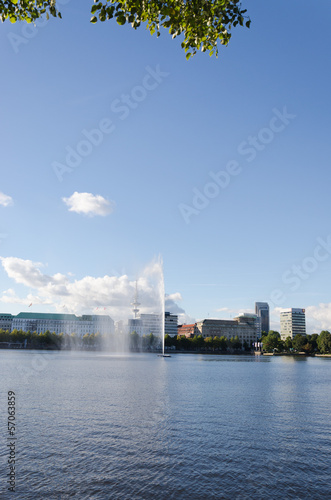 Alster Lake Fountain