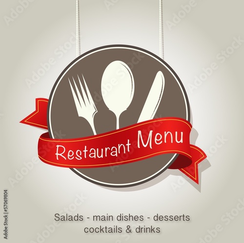 Restaurant menu