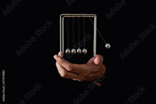 Newton's pendulum or cradle
