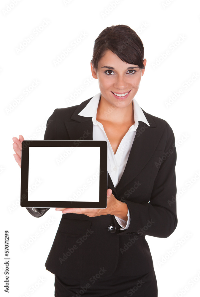 Young Businesswoman With Laptop Young Businesswoman With Laptop