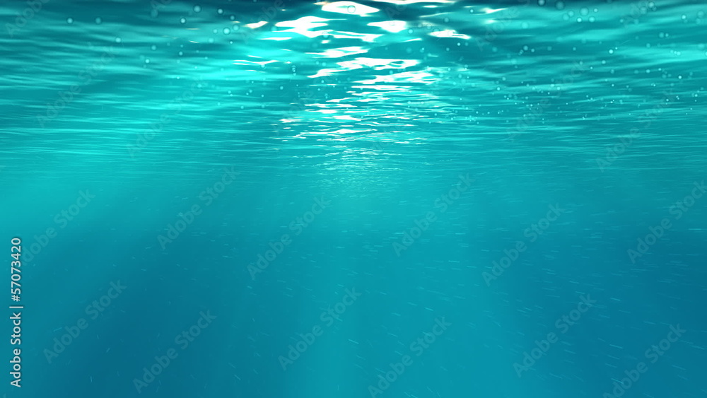 Paradise underwater, bubbles - loop Paradise underwater, bubbles - loop