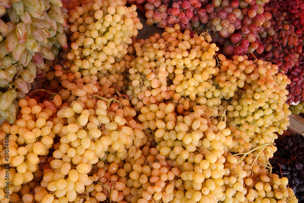 Bunch of ripen grapes Bunch of ripen grapes
