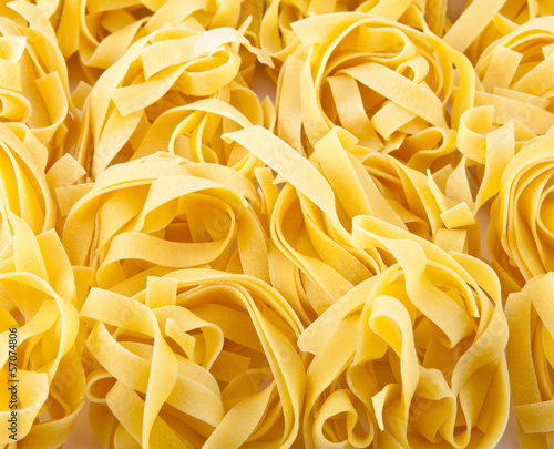 Italian fettuccine nest pasta