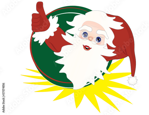 Nikolaus mit Daumen hoch