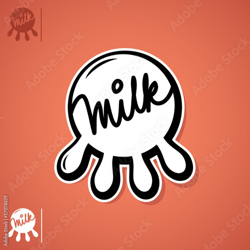 Milk sign