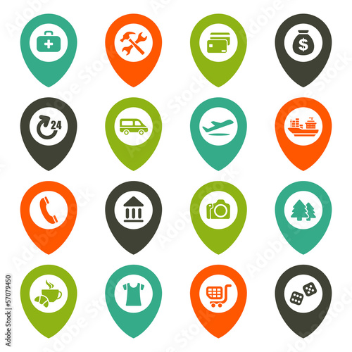 map icons color