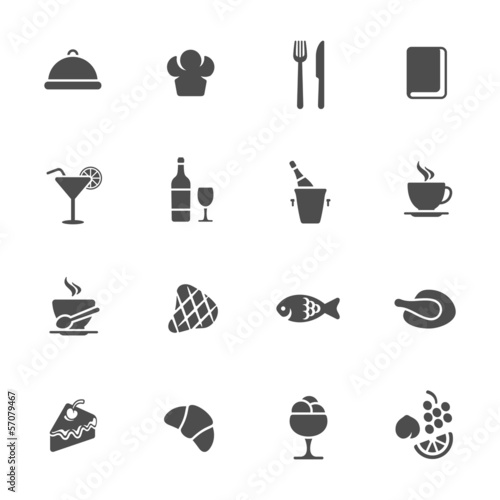 Restaurant icons