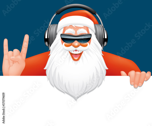 Santa dj banner