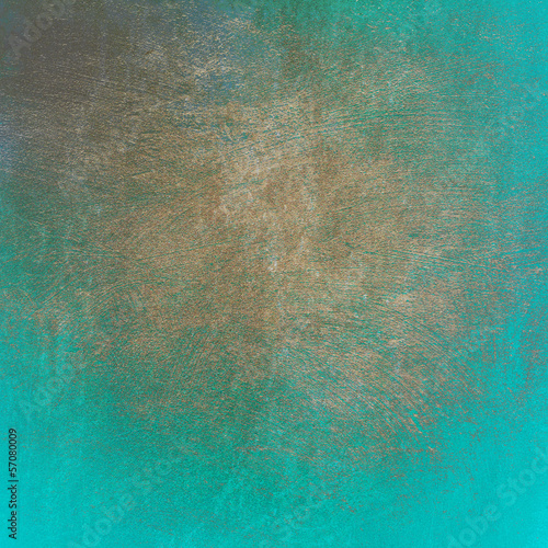Turquoise concrete grunge texture for background