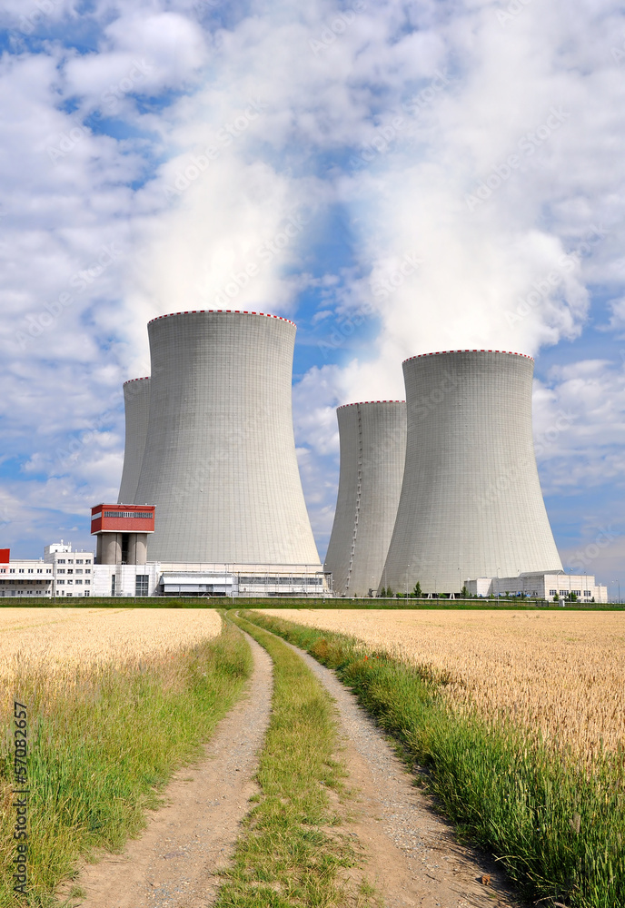 Nuclear power plant Temelin in Czech Republic Europe Nuclear power plant Temelin in Czech Republic Europe