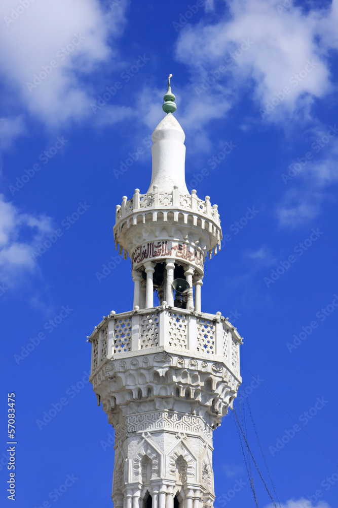 Minaret of Muslim masjed,Damietta,Egypt