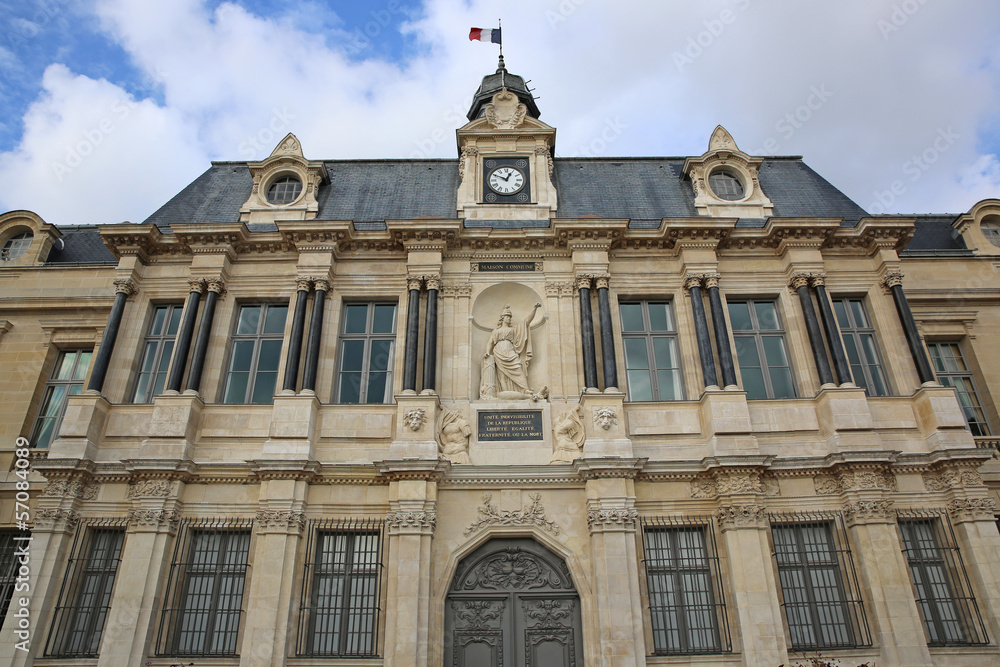 Rathaus von Troyes. Frankreich