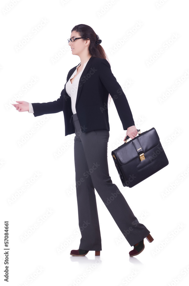 © Elnur - Businesswoman isolated on the white