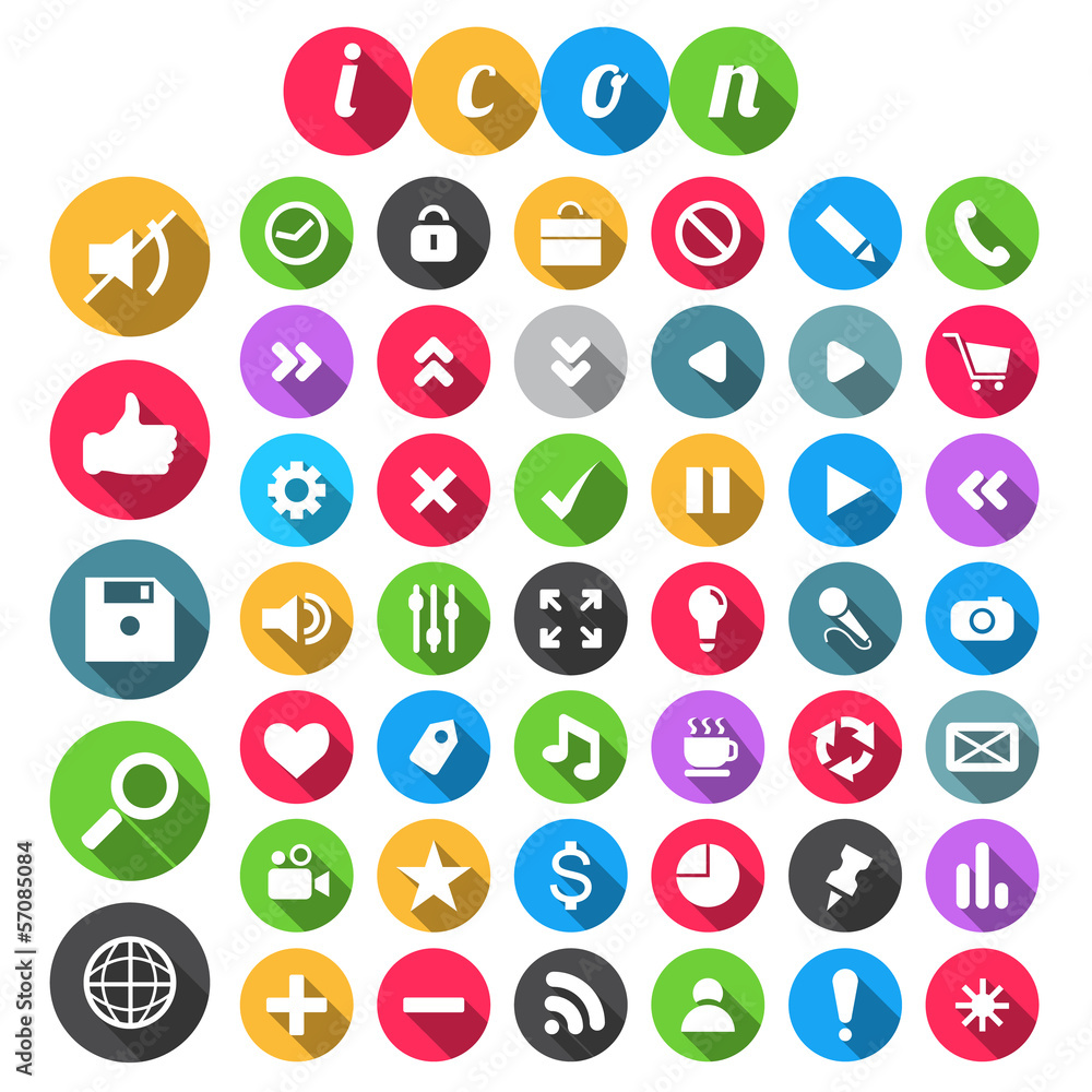 SEO Icon set multicolor SEO Icon set multicolor
