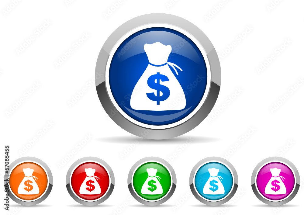 money icon vector set money icon vector set