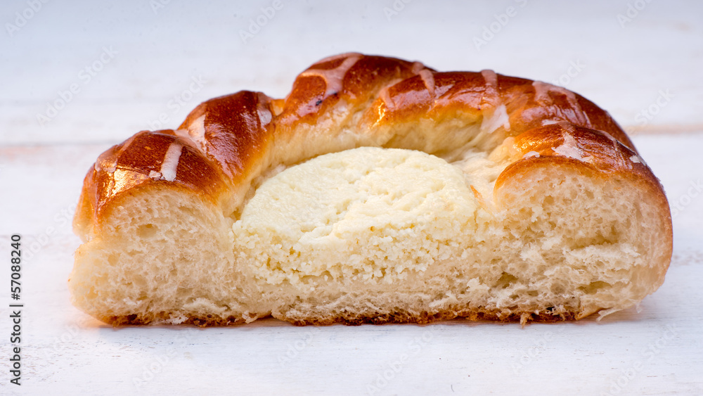 sliced bap with cheese sliced bap with cheese