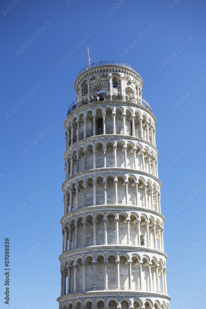 Pisa Tower and boue sky