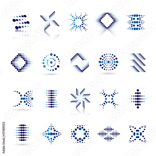 Unusual Icons Set - Isolated On White Background