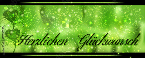 Karte Herzlichen Glückwunsch