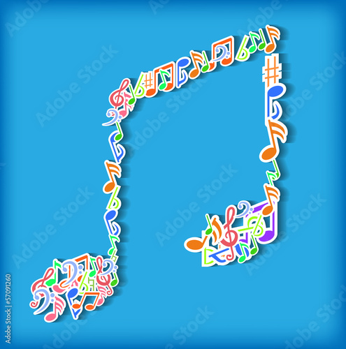 Abstract music background