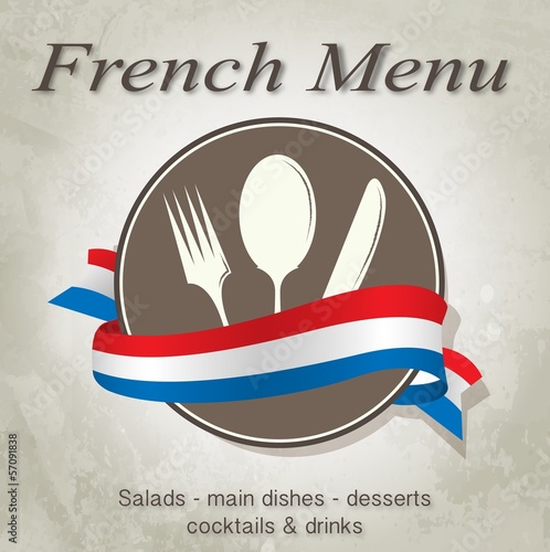 French menu