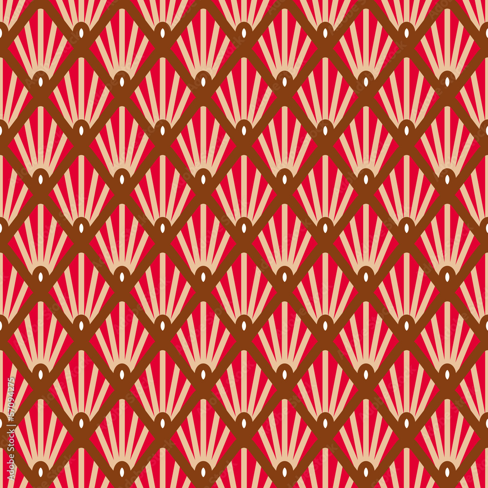 Fototapeta premium Seamless geometric colorful pattern background