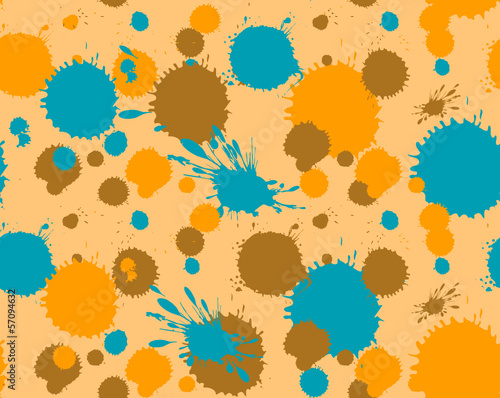Color pattern with blots